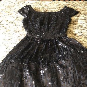 Black sequin dress